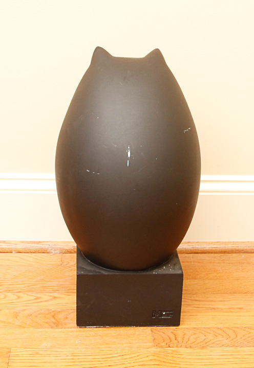 Resin Sculpture After Richard Recchia "Persian Cat"