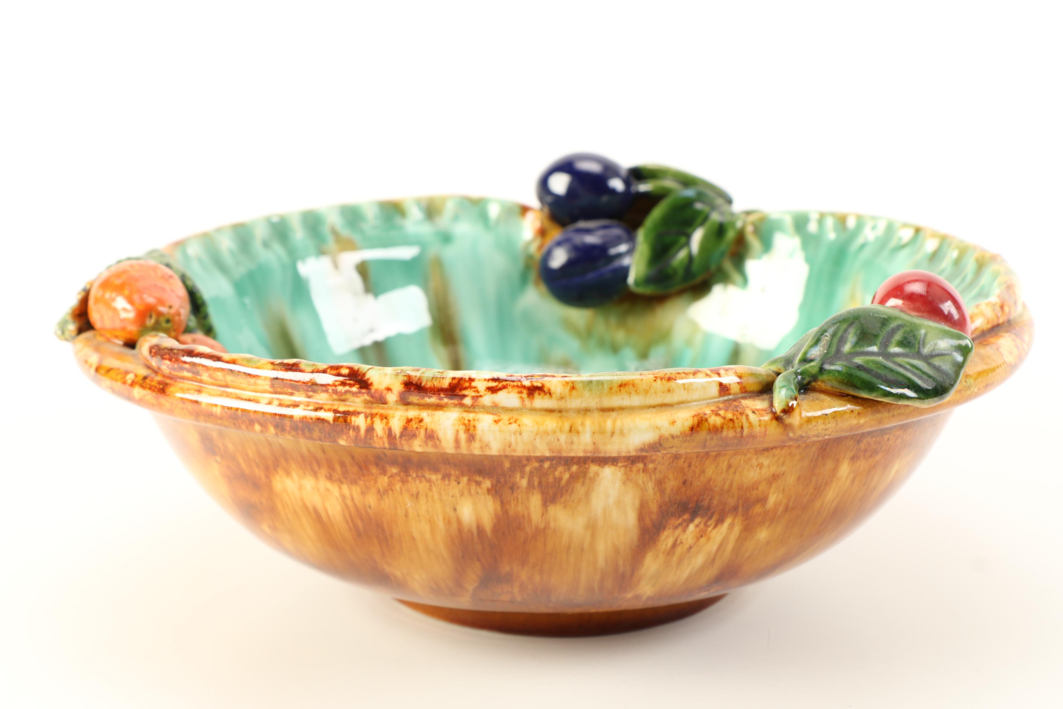 Hand-Painted St. Peter Graz Ceramic Bowl