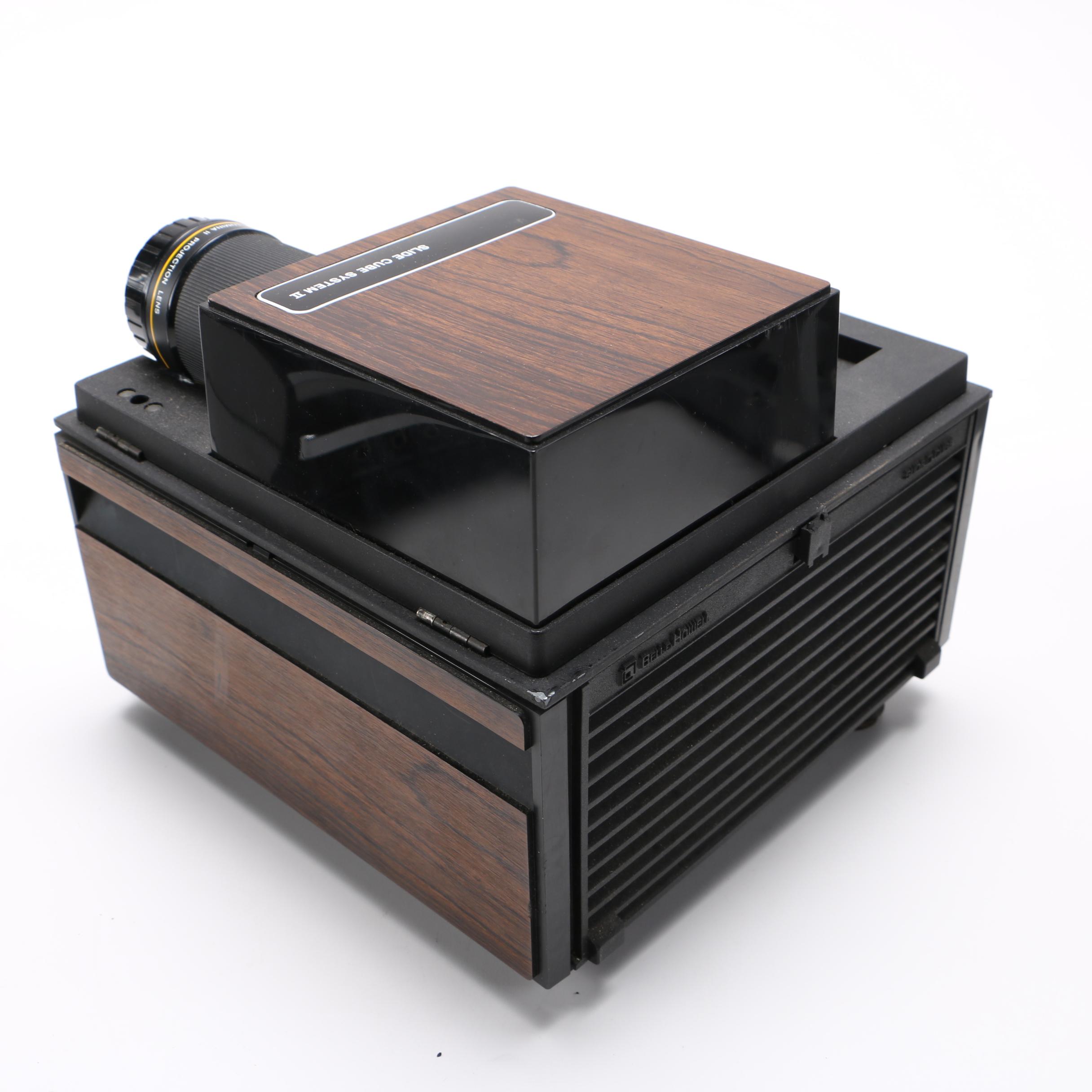 Bell & Howell Slide Cube and Atlas Warner Super 8 Film Splicer