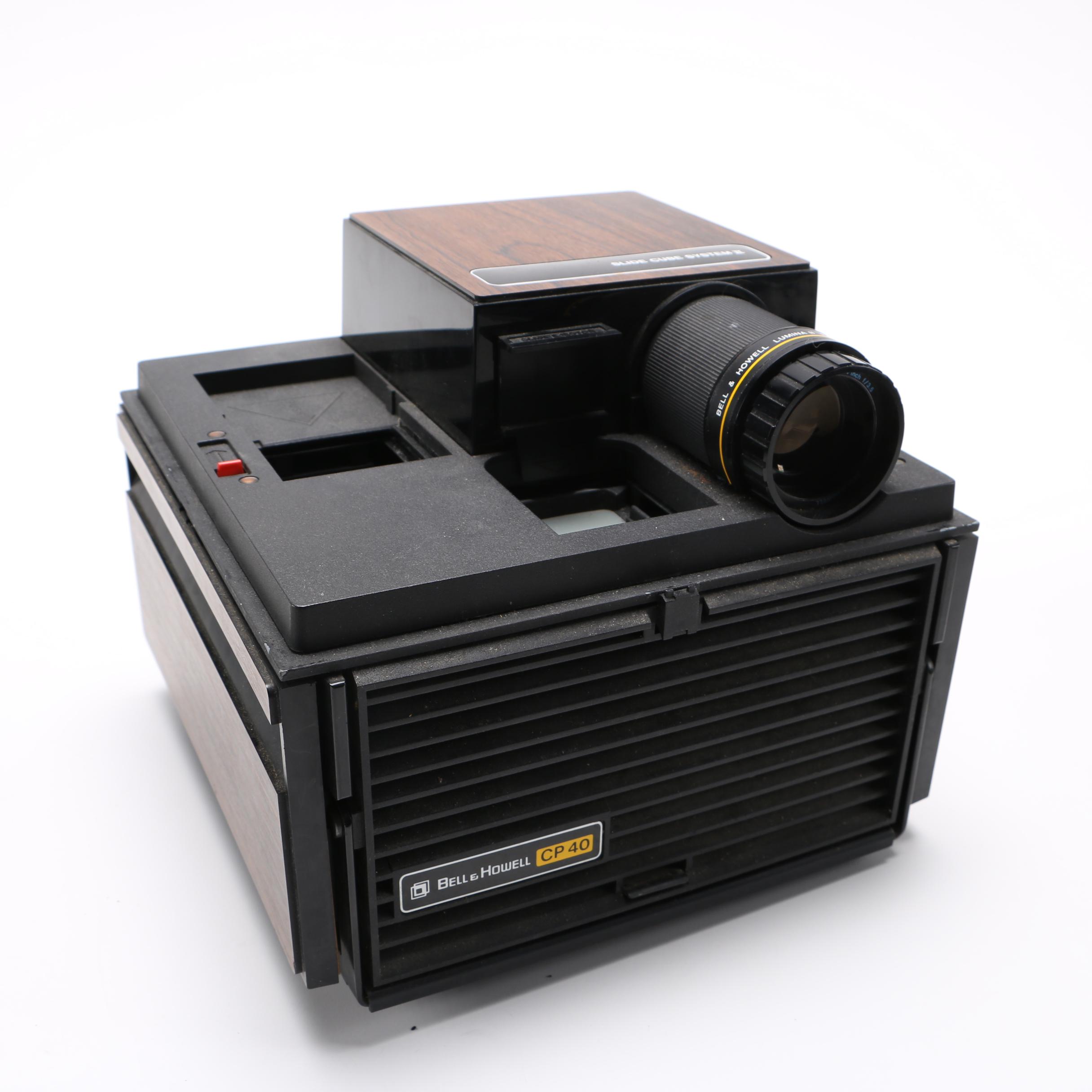 Bell & Howell Slide Cube and Atlas Warner Super 8 Film Splicer