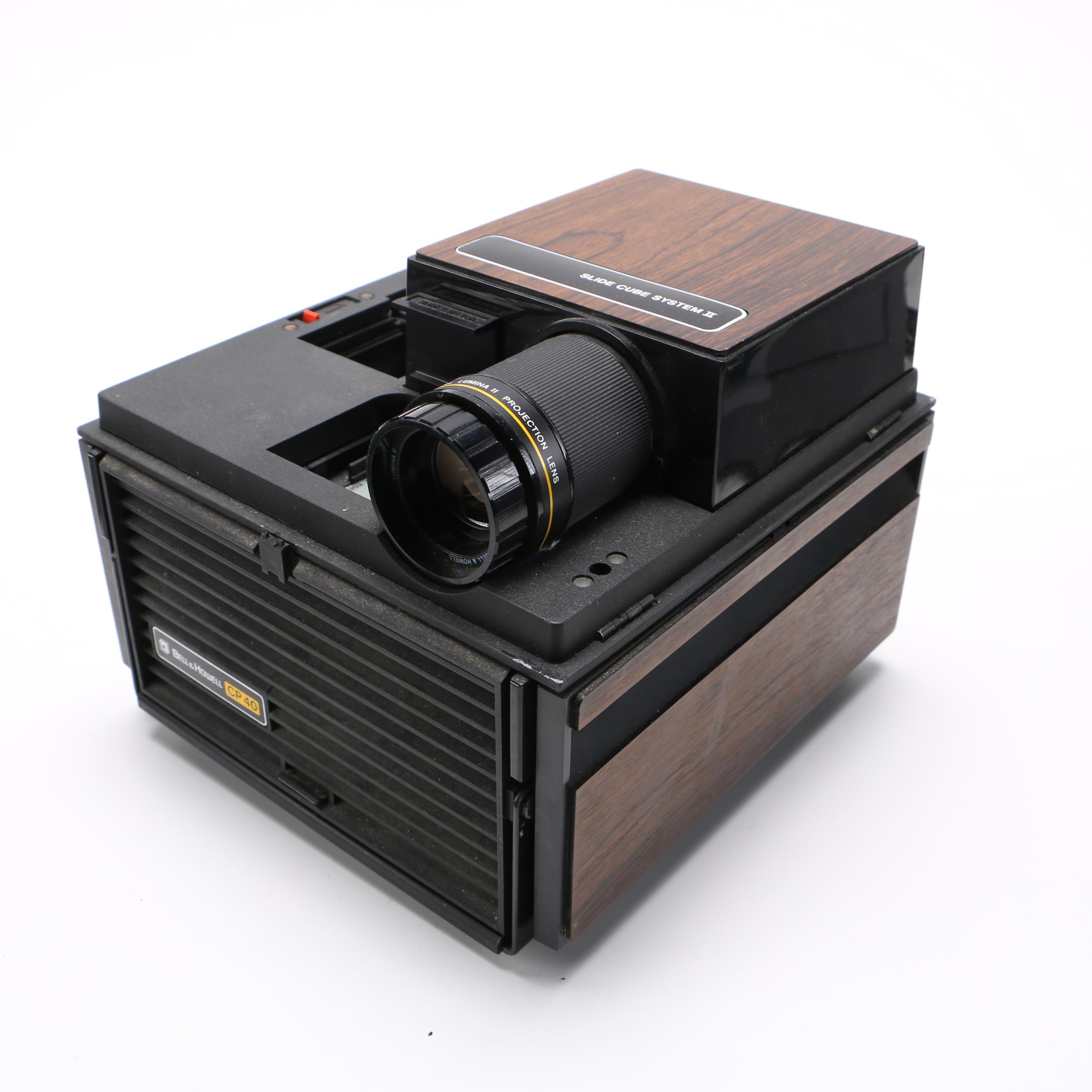 Bell & Howell Slide Cube and Atlas Warner Super 8 Film Splicer