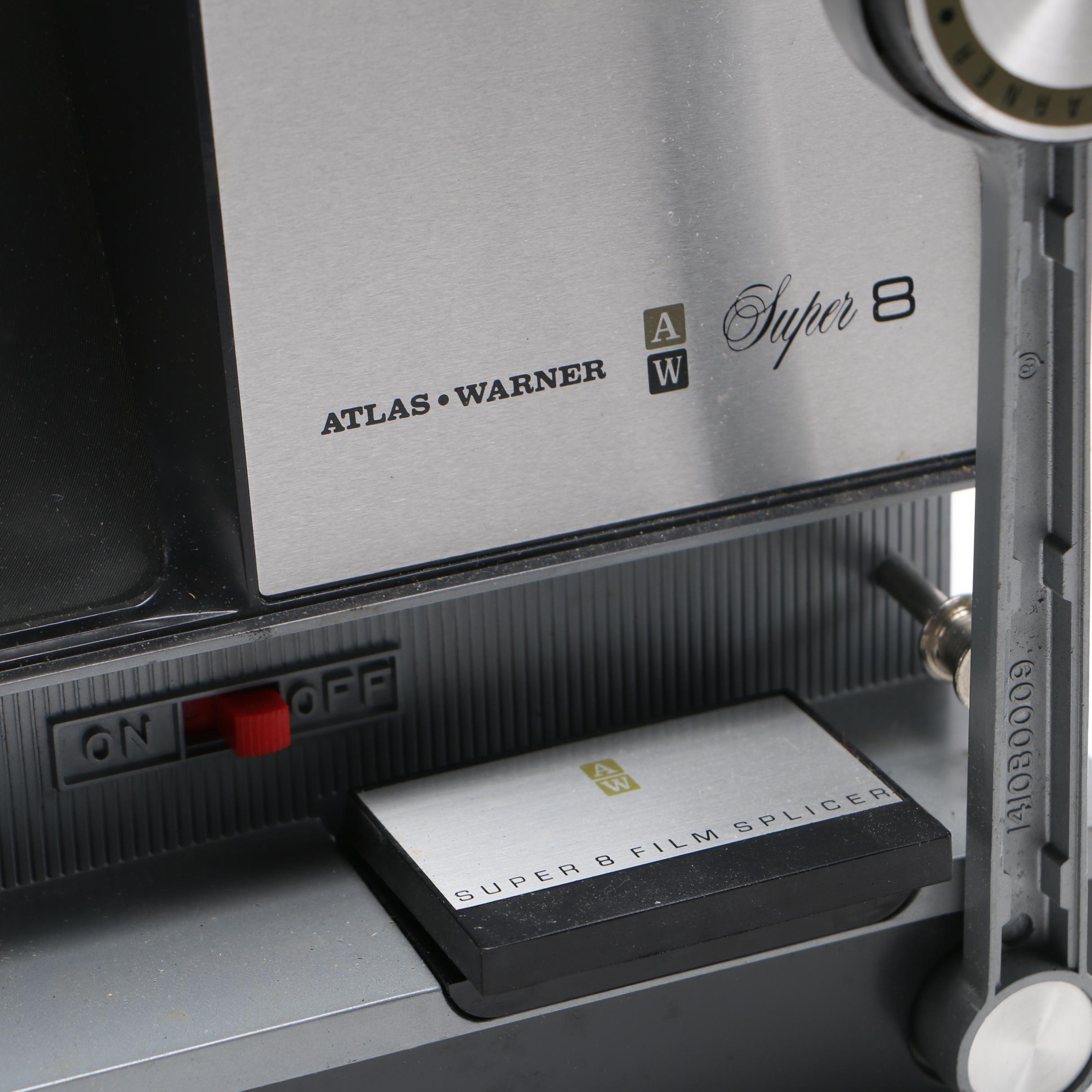 Bell & Howell Slide Cube and Atlas Warner Super 8 Film Splicer