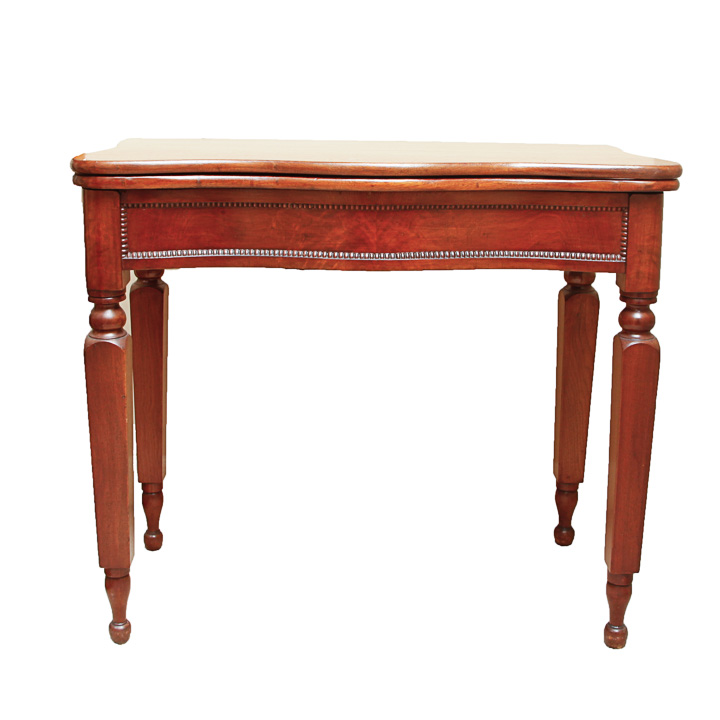 Vintage Federal Style Mahogany Flip-Top Game Table