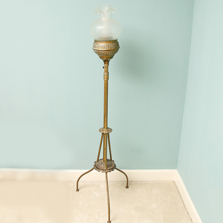Victorian Style Torchiere Lamp