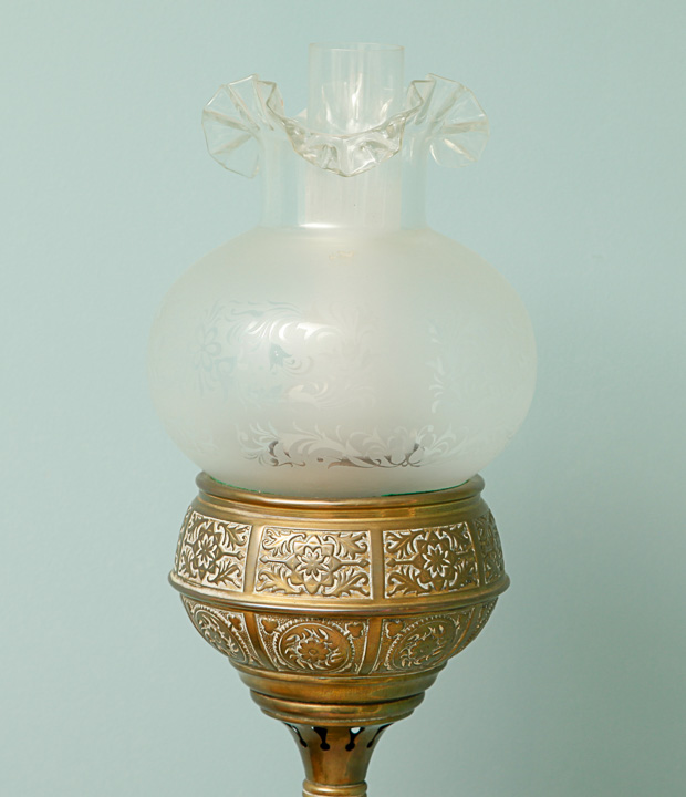 Victorian Style Torchiere Lamp