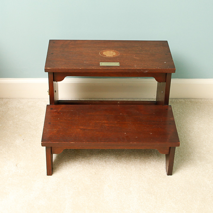 Handcrafted Mahogany Stepstool