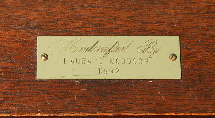 Handcrafted Mahogany Stepstool