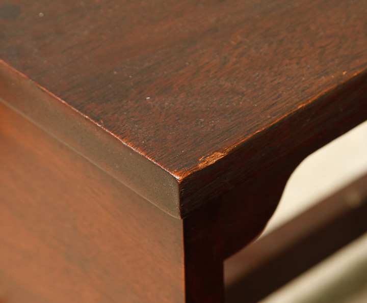Handcrafted Mahogany Stepstool