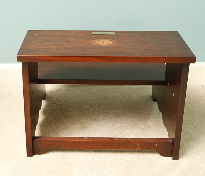 Handcrafted Mahogany Stepstool