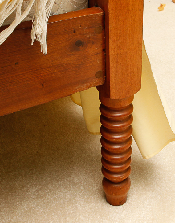 American Cherry Spool Turned Bed