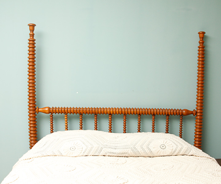 American Cherry Spool Turned Bed