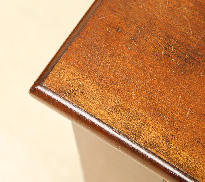 Flame Mahogany Veneer Accent Table