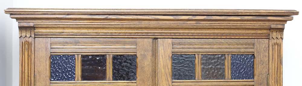 Vintage Oak Display Cabinet