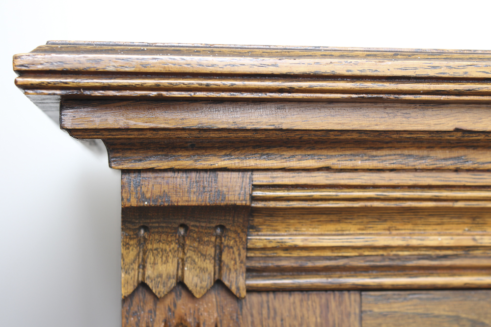 Vintage Oak Display Cabinet