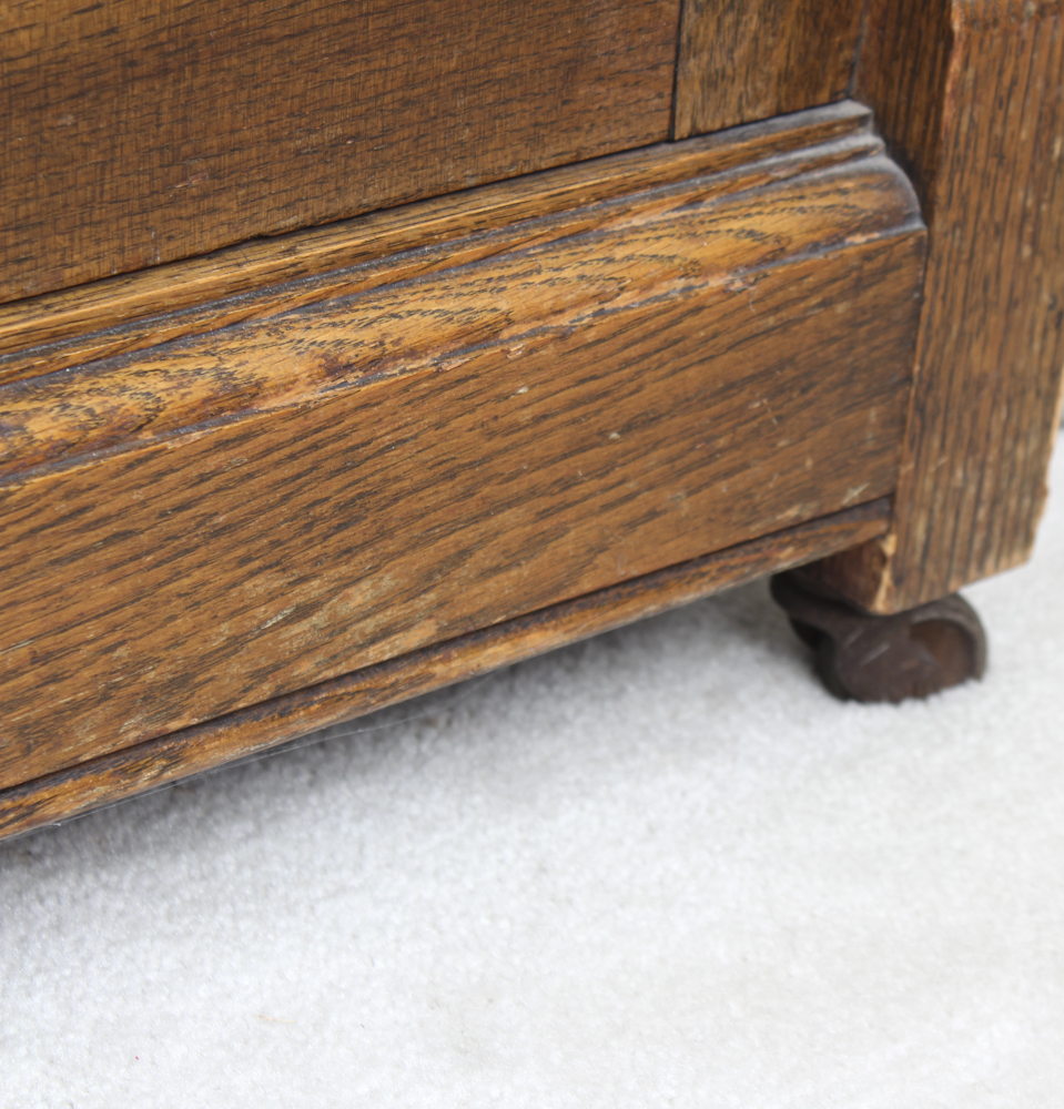Vintage Oak Display Cabinet