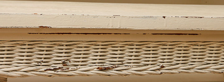 Wicker Console Table