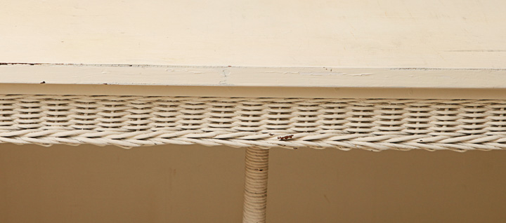 Wicker Console Table