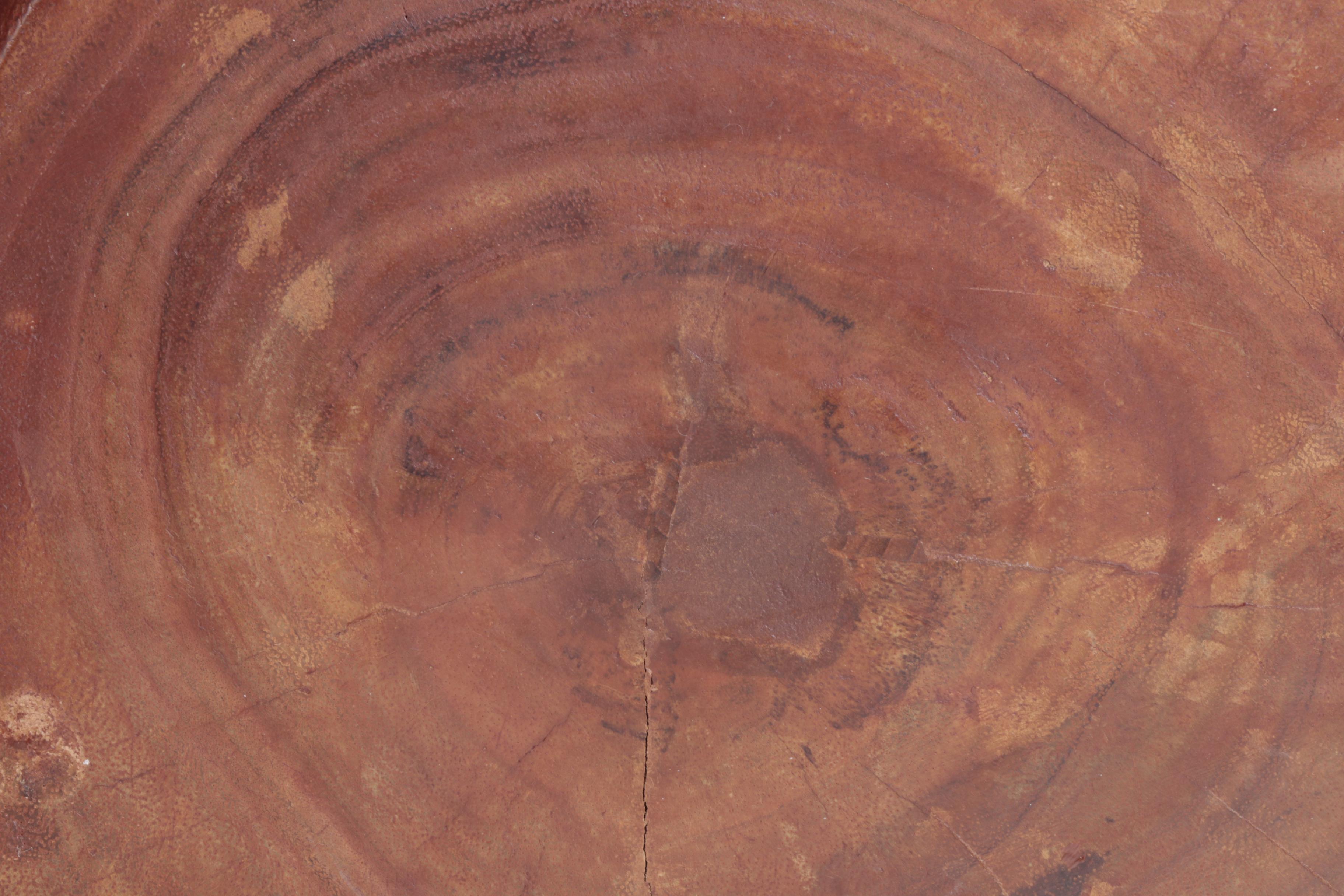 Carved Teak Elephant Side Table