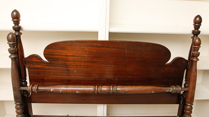 Vintage Wooden Twin Sized Bed Frame