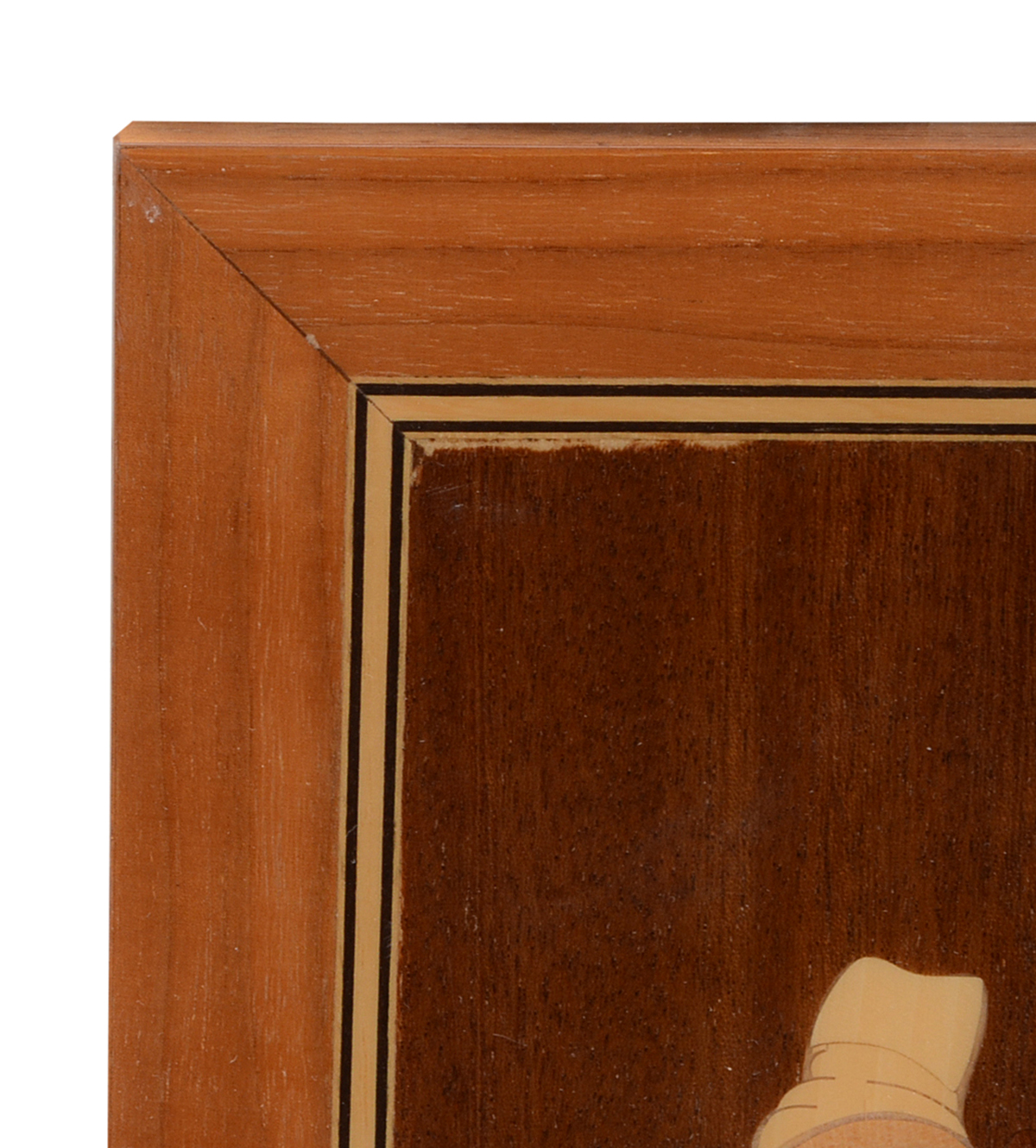 Notturno Intarsio Handmade Italian Marquetry Panel of a Clown