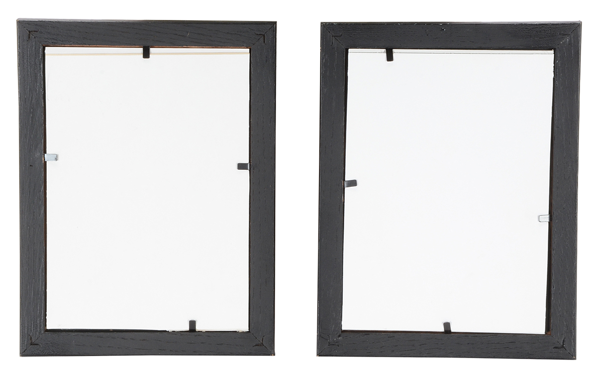 Pair of Contemporary Hand-Painted Chinese Paper-Cuts