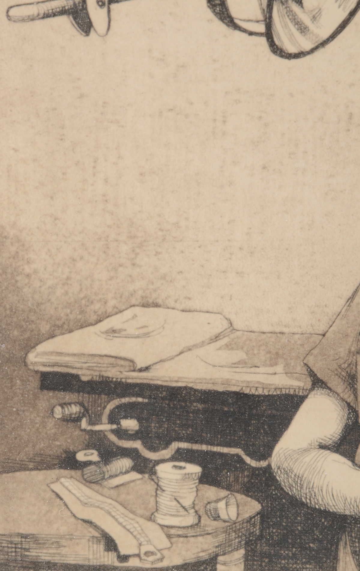 Charles Bragg Signed Artist's Proof Aquatint Etching "Internal"