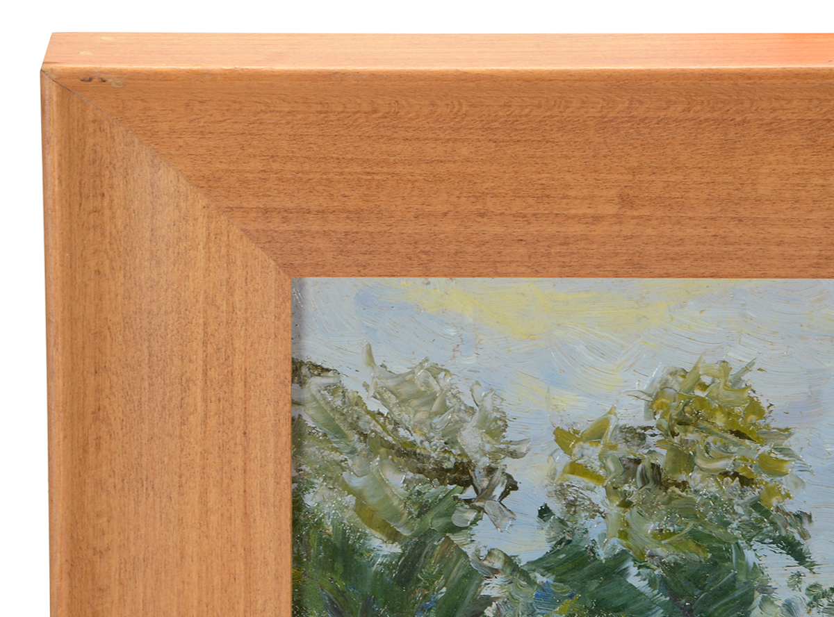 Signed Original Oil Autumn Landscape on Board