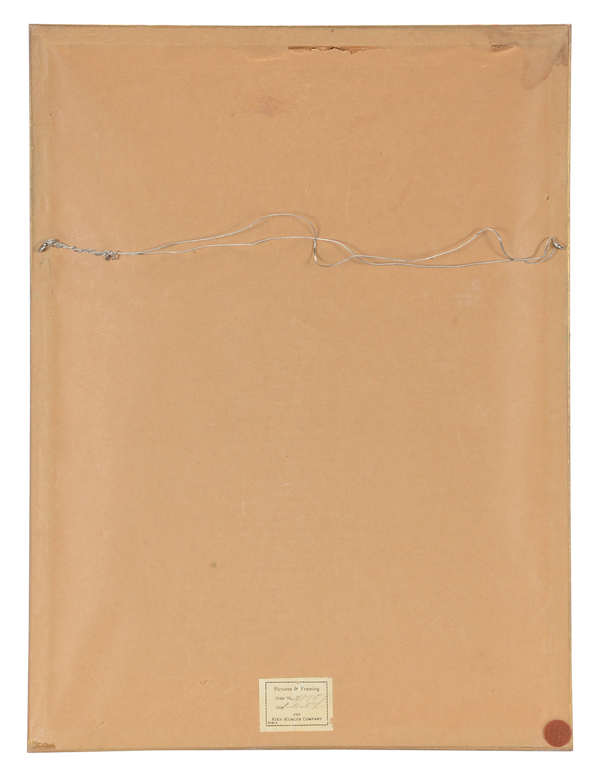 S. Borg Original 1958 Gouache Waterscape on Paper