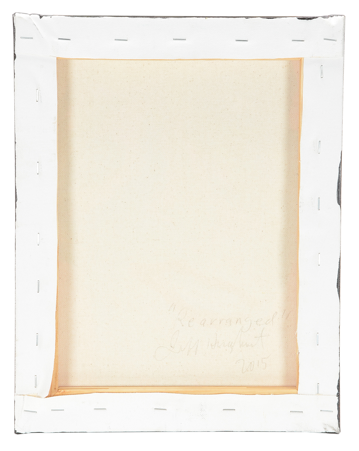 Jeff Hughart Original Acrylic on Canvas Outsider Art "Rearranged"