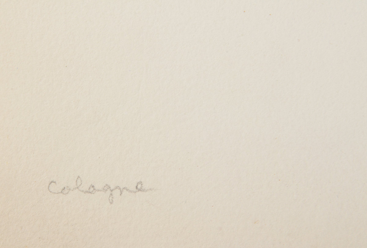 A. Graeme Mitchell Original Aquatint Drypoint Etching "Cologne"