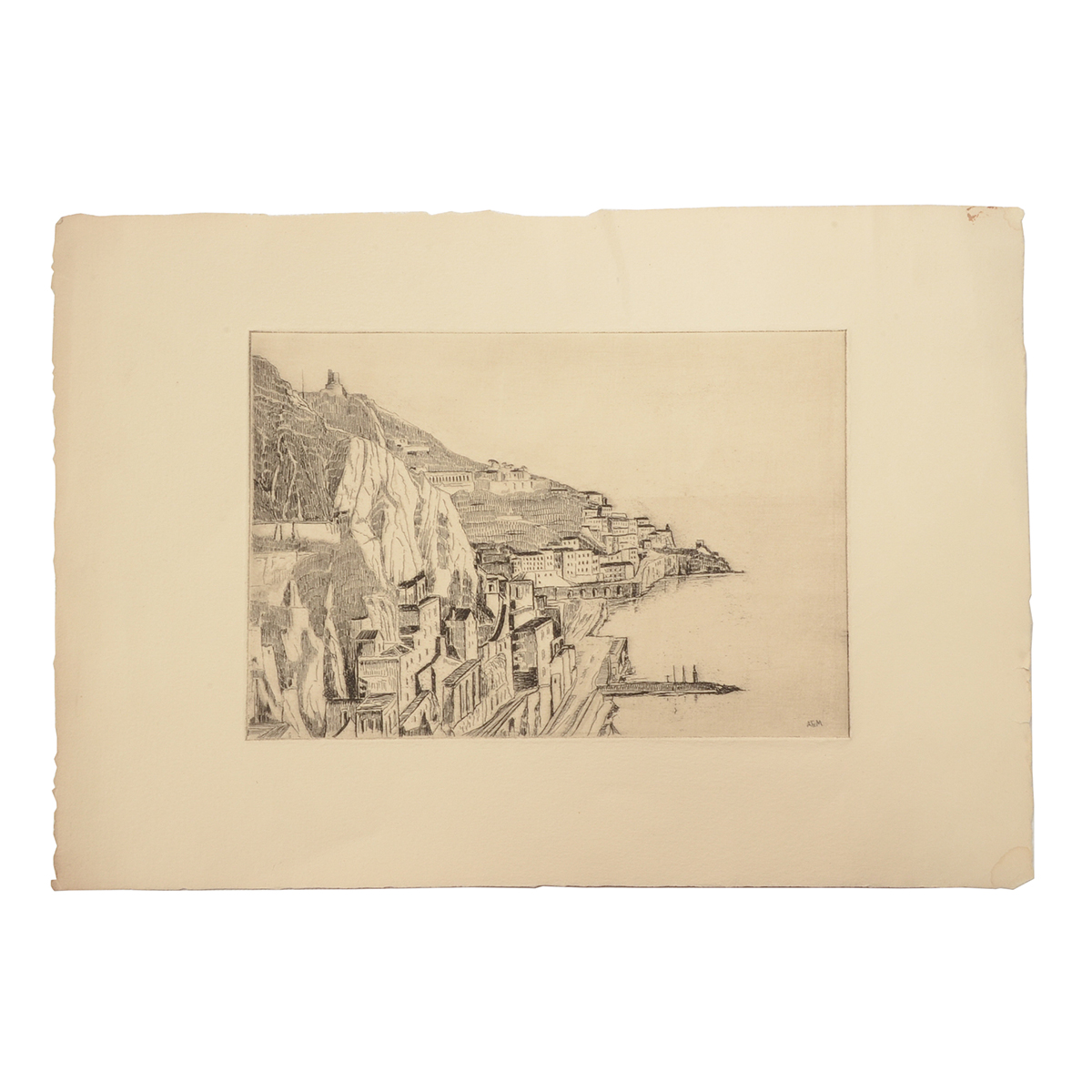 A. Graeme Mitchell Original Aquatint Etching