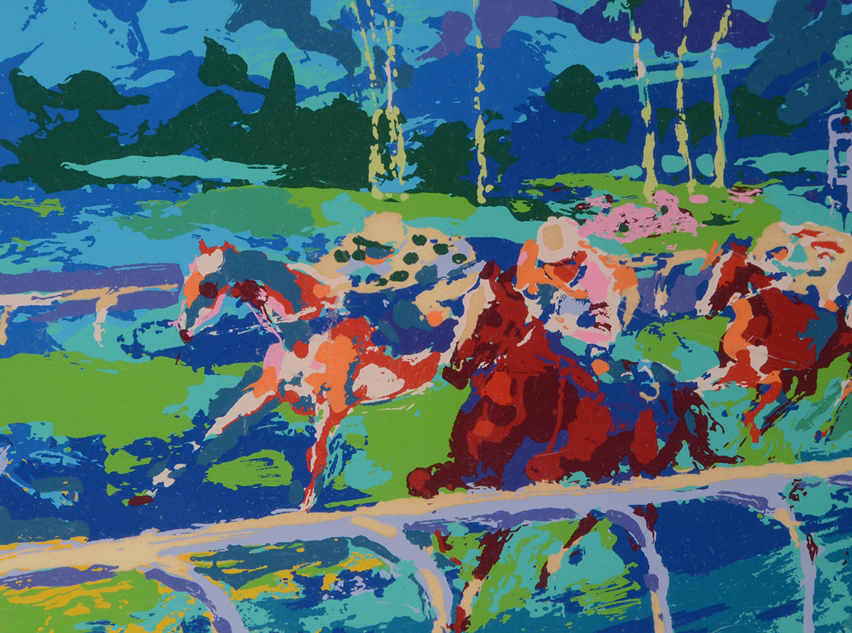 Leroy Neiman Signed Limited Edition Serigraph "Santa Anita"