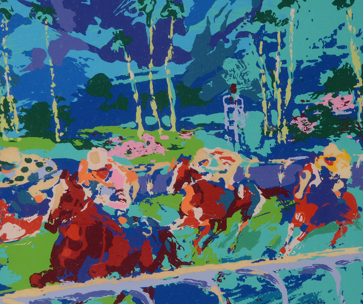 Leroy Neiman Signed Limited Edition Serigraph "Santa Anita"