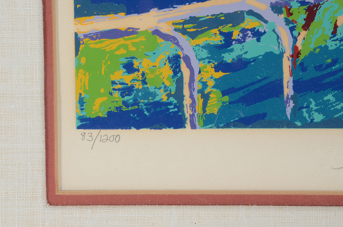 Leroy Neiman Signed Limited Edition Serigraph "Santa Anita"