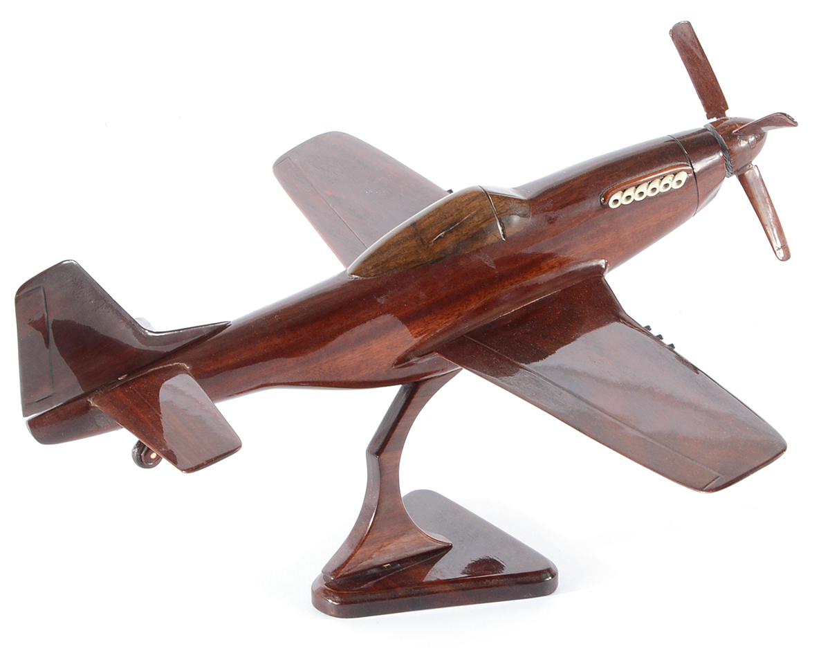 P51 Mustang Model with Stand