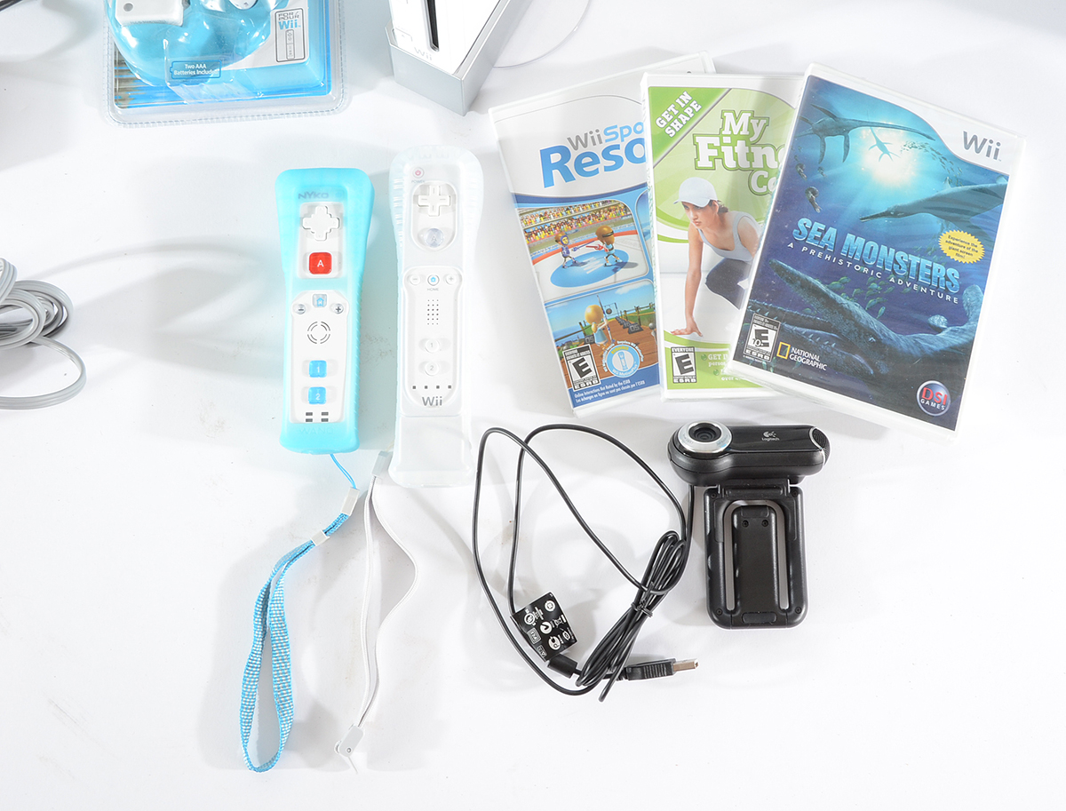 Wii Console and Wii Fit Plus with Extra Accessories