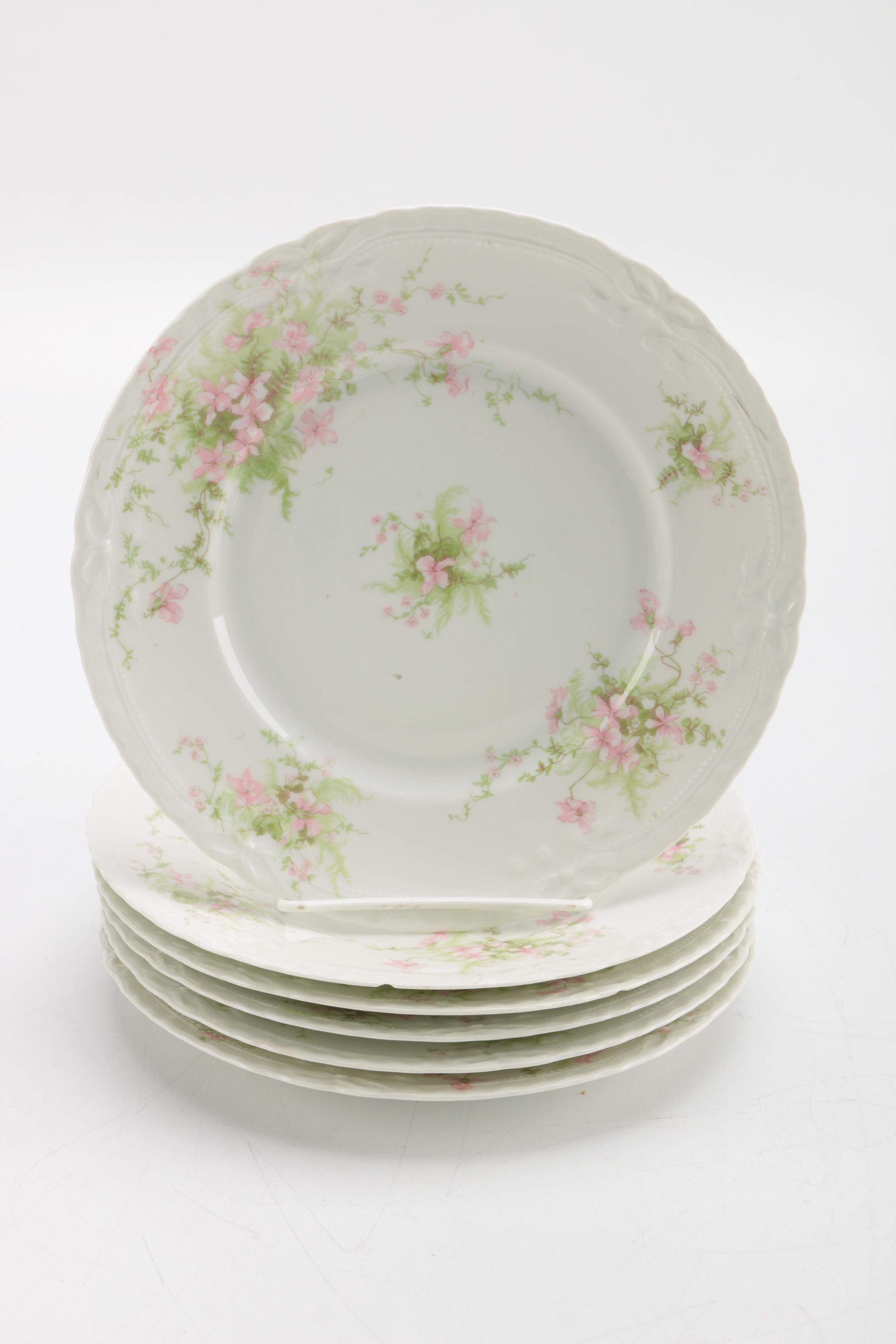 Théodore Haviland Limoges Floral Tea Dishes