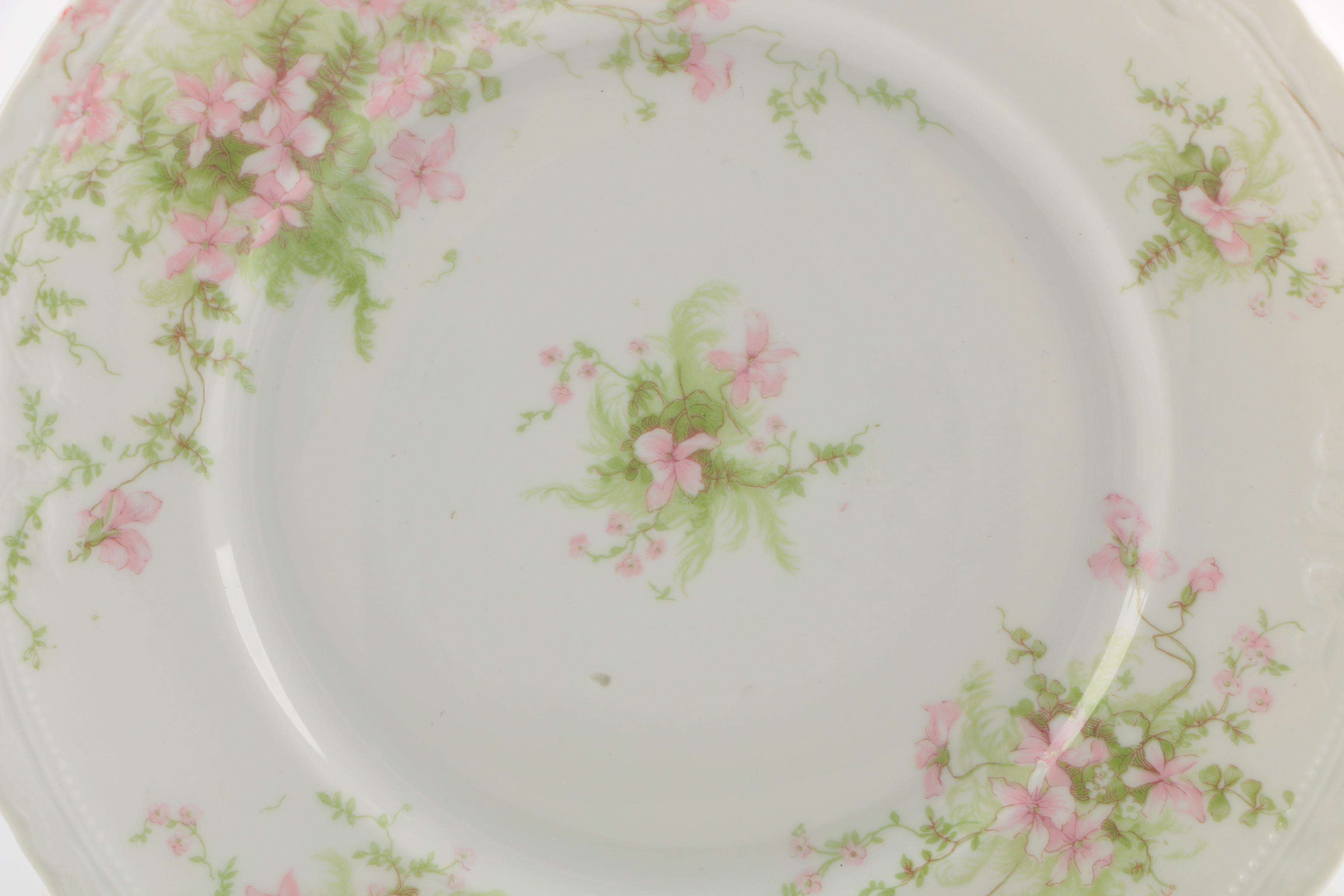 Théodore Haviland Limoges Floral Tea Dishes