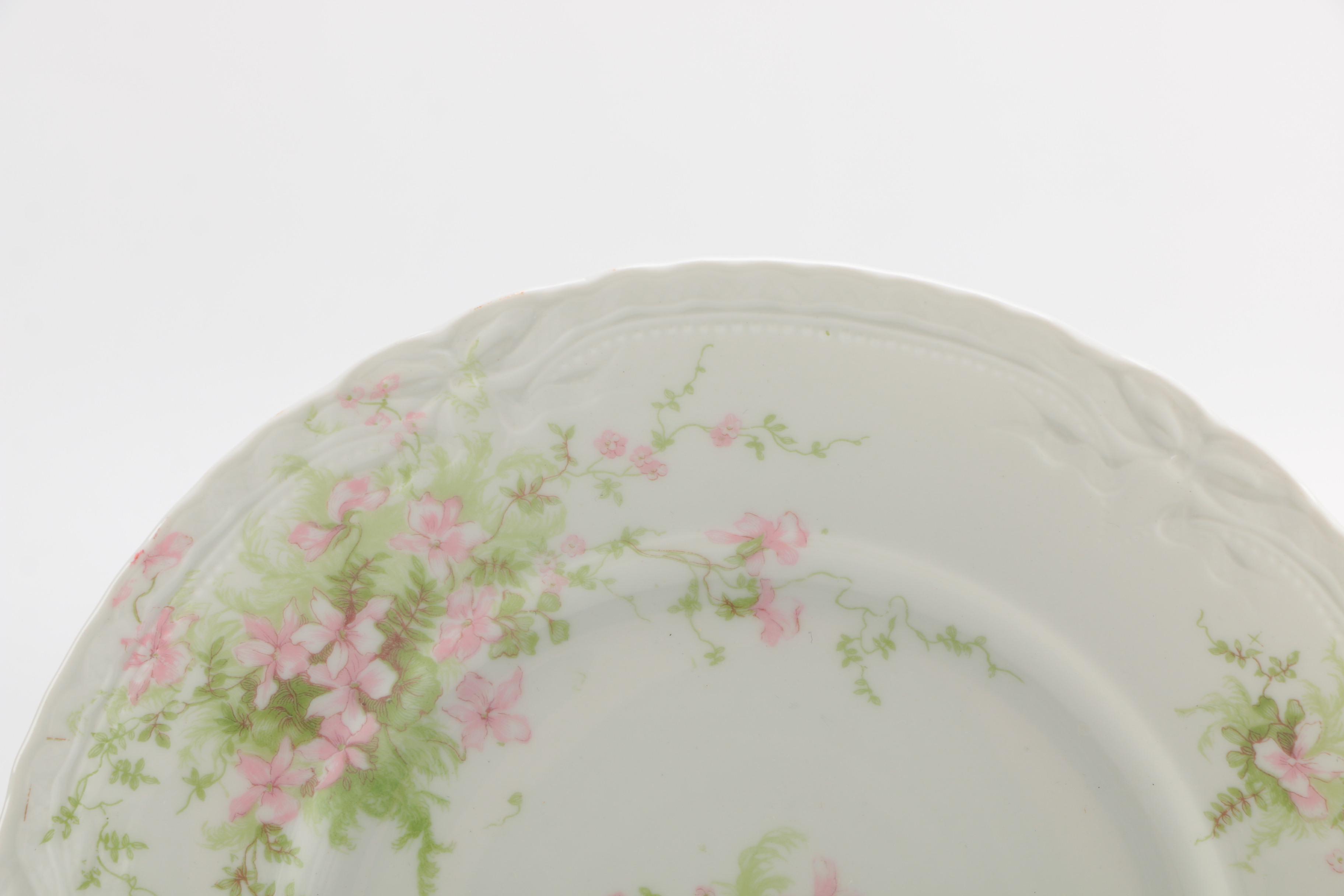 Théodore Haviland Limoges Floral Tea Dishes