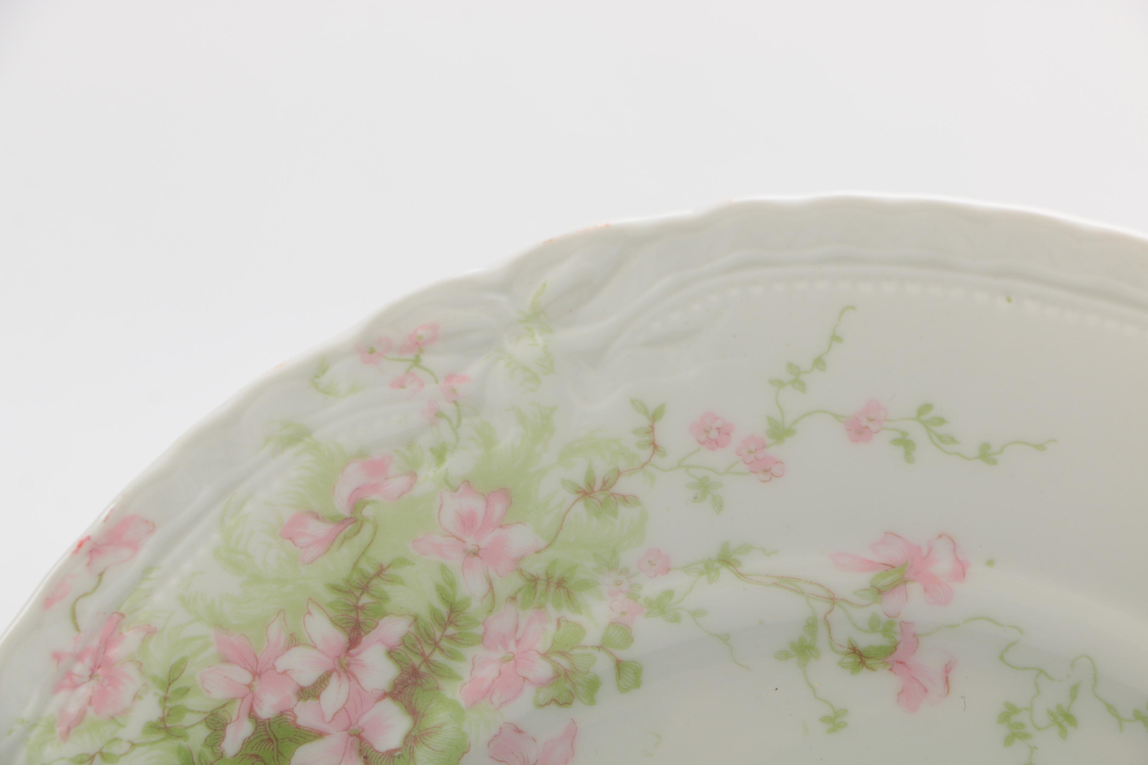 Théodore Haviland Limoges Floral Tea Dishes