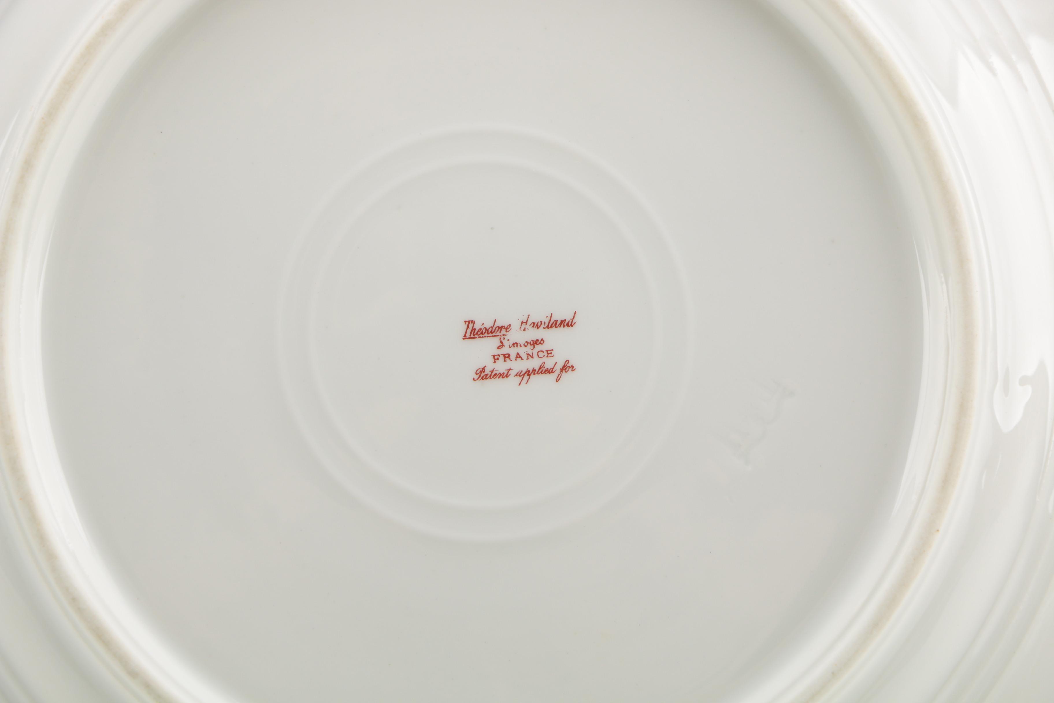 Théodore Haviland Limoges Floral Tea Dishes