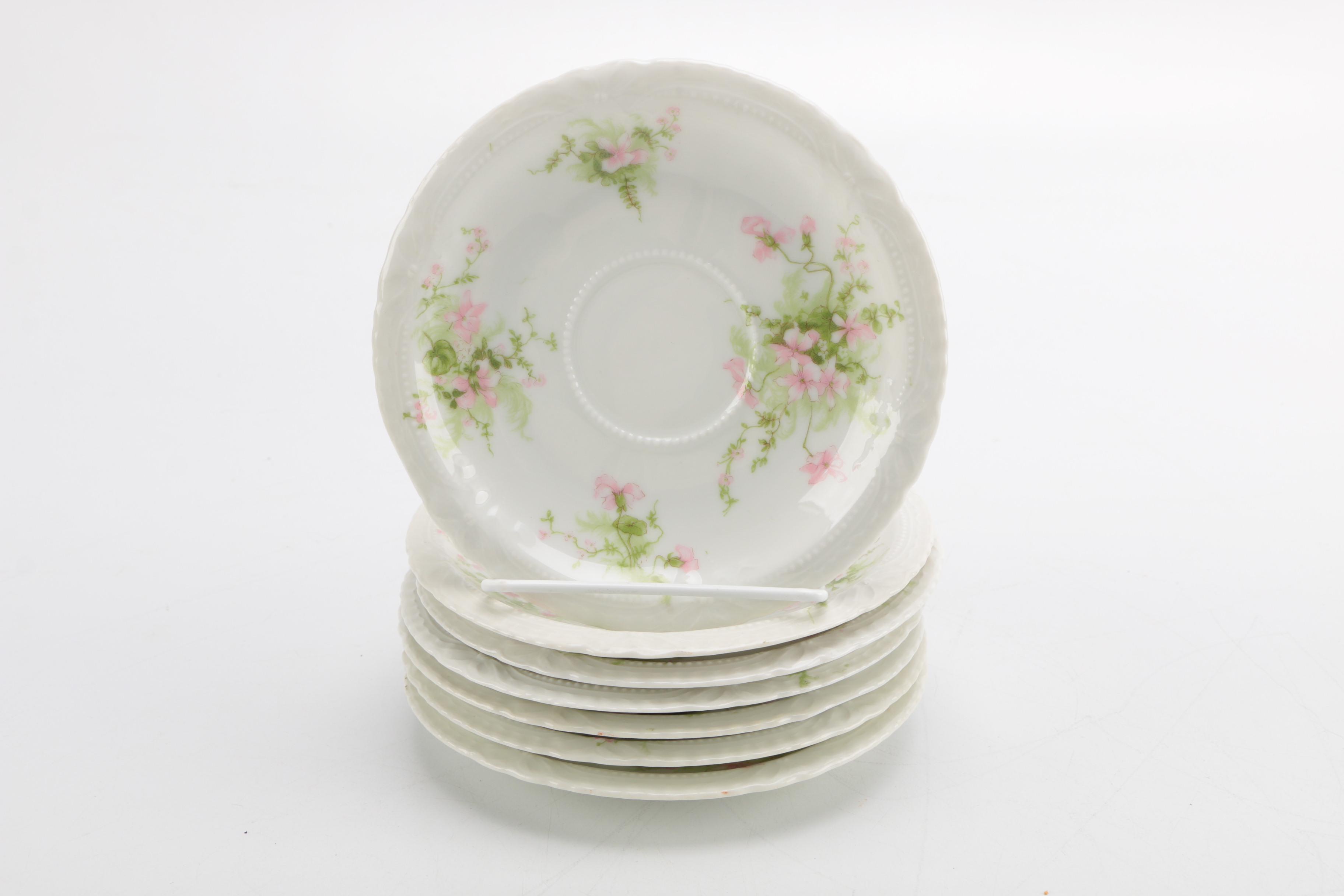 Théodore Haviland Limoges Floral Tea Dishes