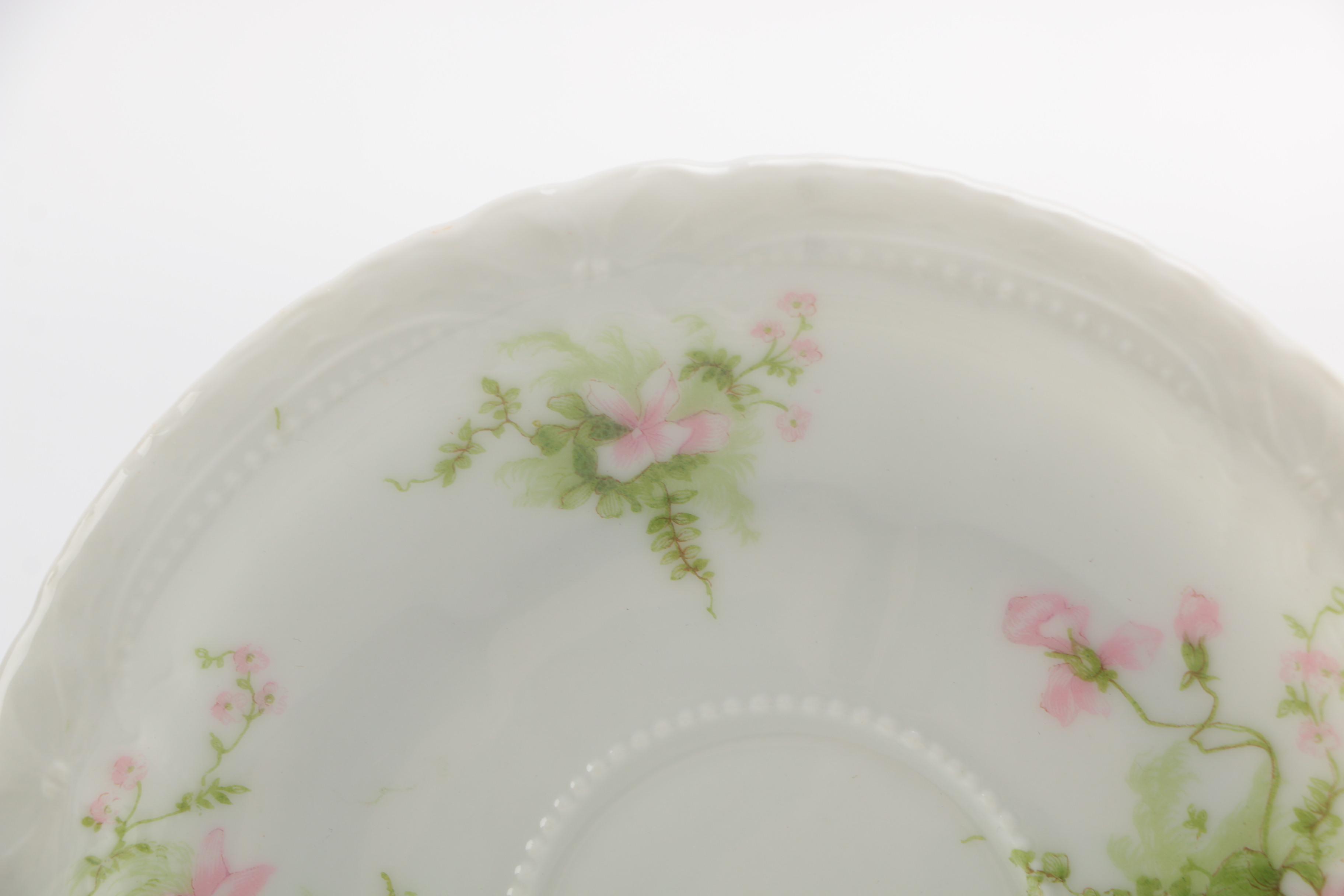 Théodore Haviland Limoges Floral Tea Dishes