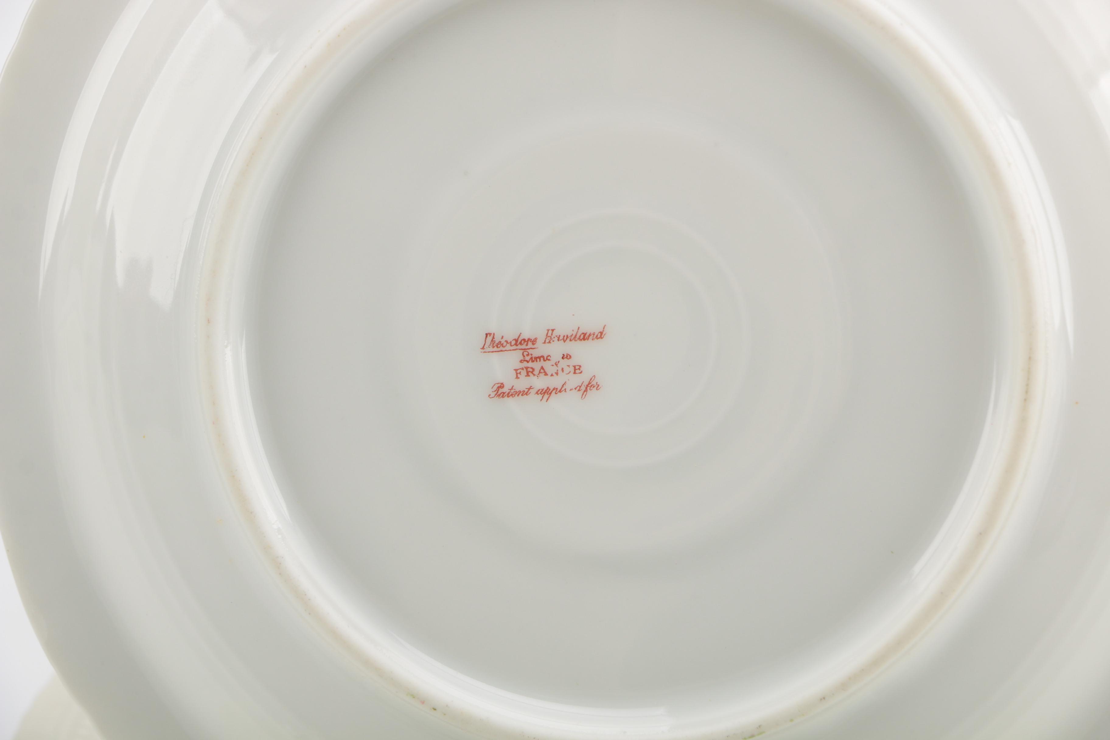 Théodore Haviland Limoges Floral Tea Dishes