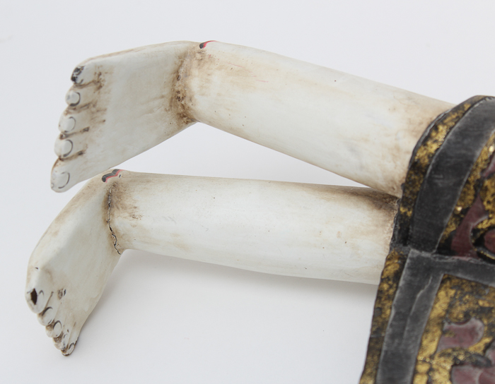 Vintage Reclining Buddha Sculpture