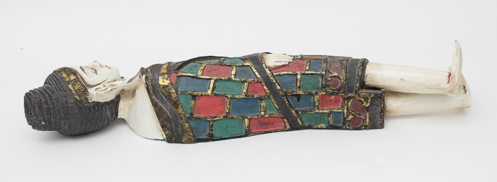 Vintage Reclining Buddha Sculpture