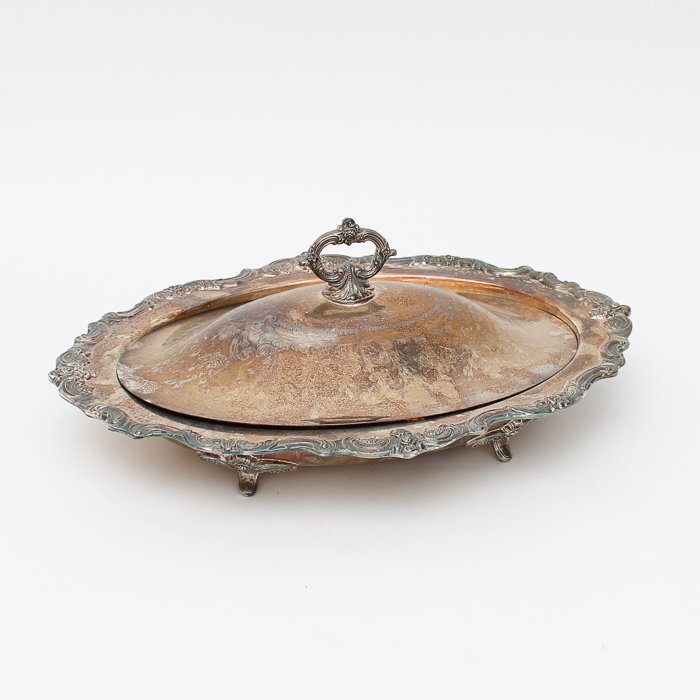 Vintage Silver-Plated Serving Dish