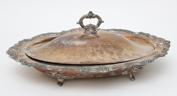 Vintage Silver-Plated Serving Dish