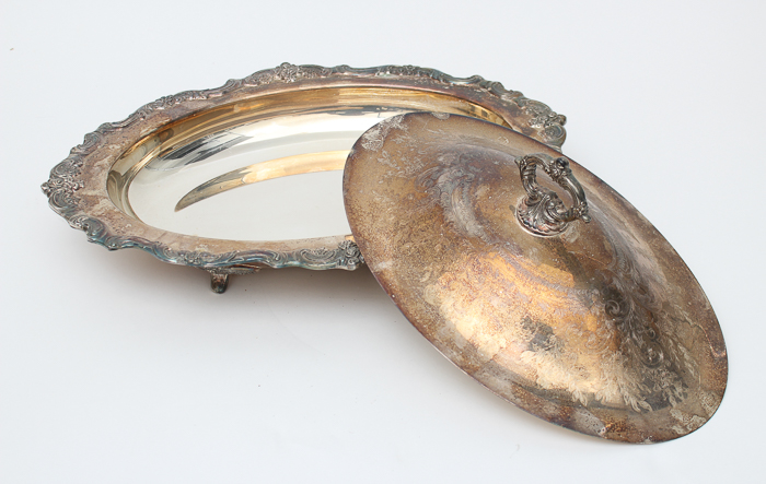 Vintage Silver-Plated Serving Dish