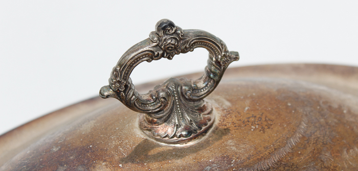 Vintage Silver-Plated Serving Dish